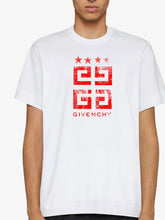 Carica l&#39;immagine nel visualizzatore di Gallery, GIVENCHY t-shirt slim 4G stars in cotone Spring/Summer 2024
